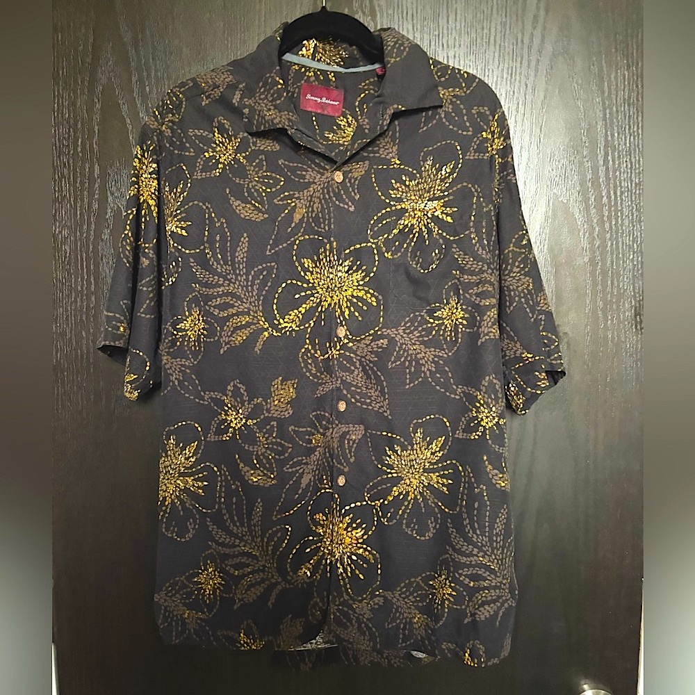 Tommy Bahama silk Aloha shirt